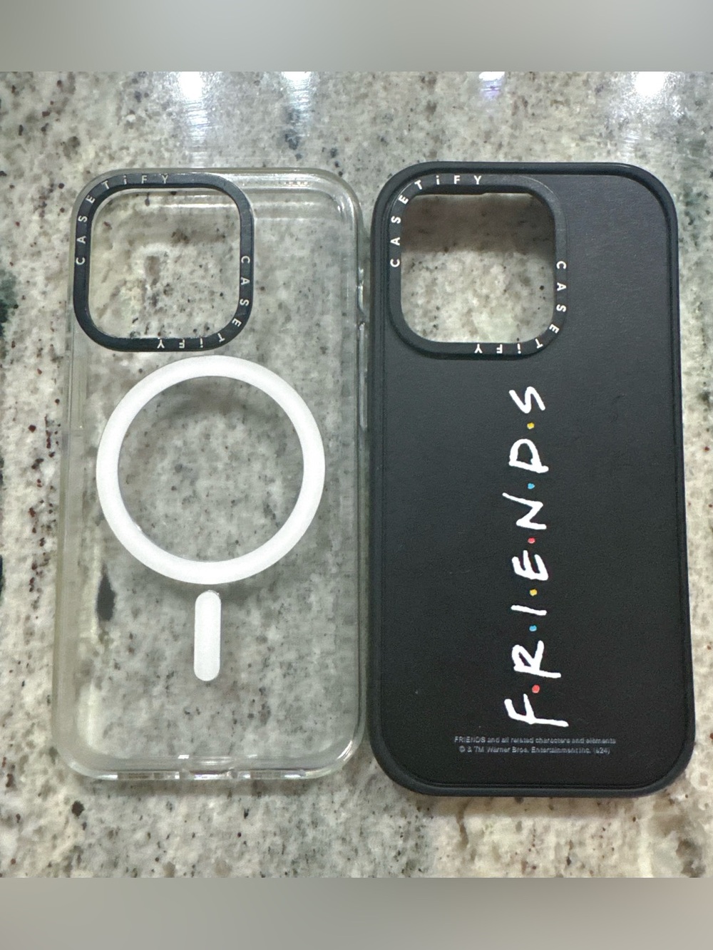 CASETiFY iPhone 15 Pro Case Bundle - Friends + Clear MagSafe